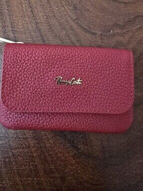 Renzo Costa Red Leather Women’s Wallet Made In PERU